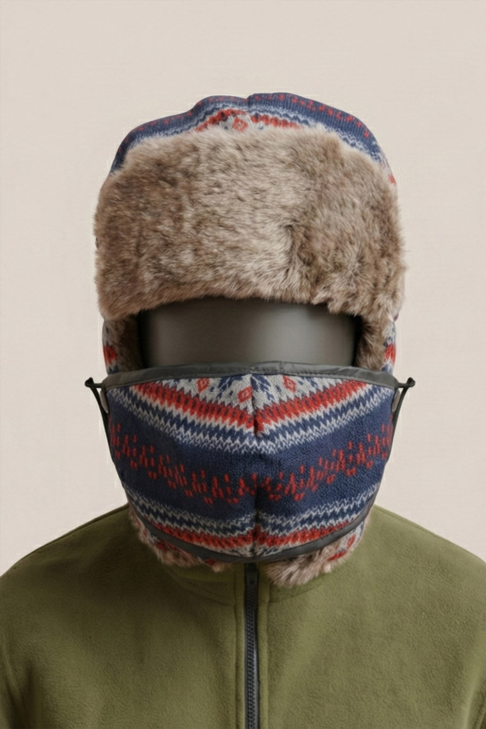 Pilot Bere - Klasik Havacı Tarzı Kışlık Bere - Nordic Mavi