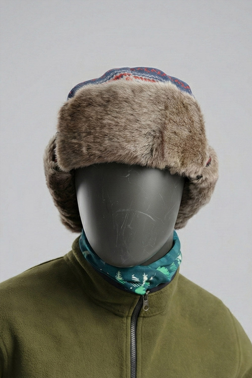 Pilot Bere - Klasik Havacı Tarzı Kışlık Bere - Nordic Mavi