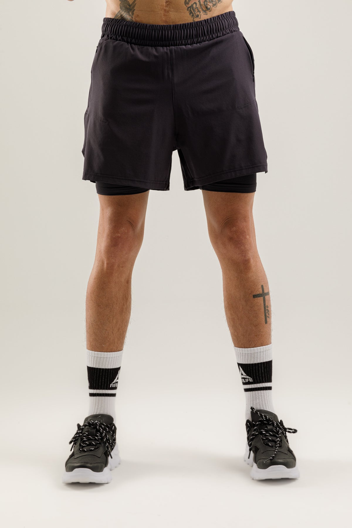 Airlife Dokuma Taytlı Erkek Şort