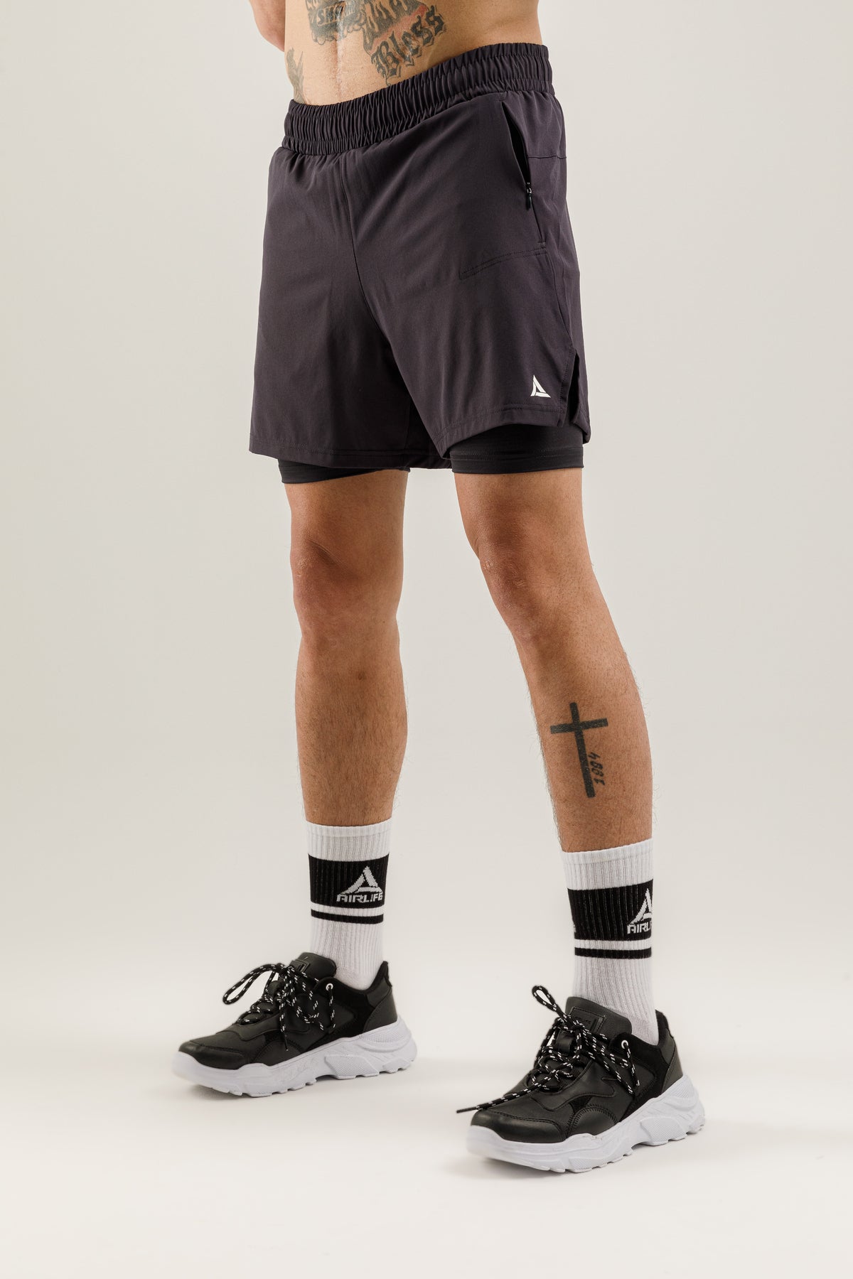 Airlife Dokuma Taytlı Erkek Şort