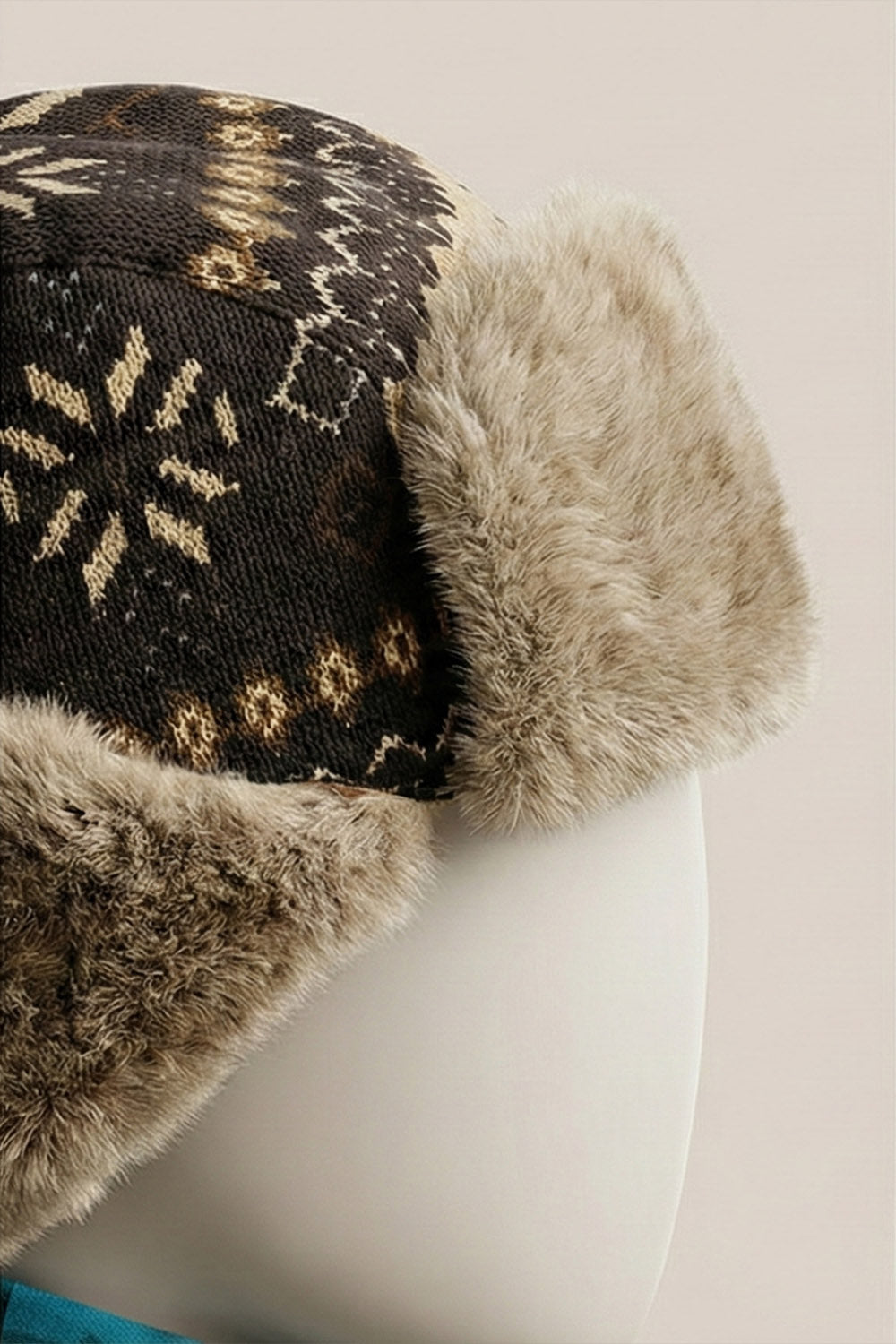 Pilot Bere - Klasik Havacı Tarzı Kışlık Bere - Nordic Füme