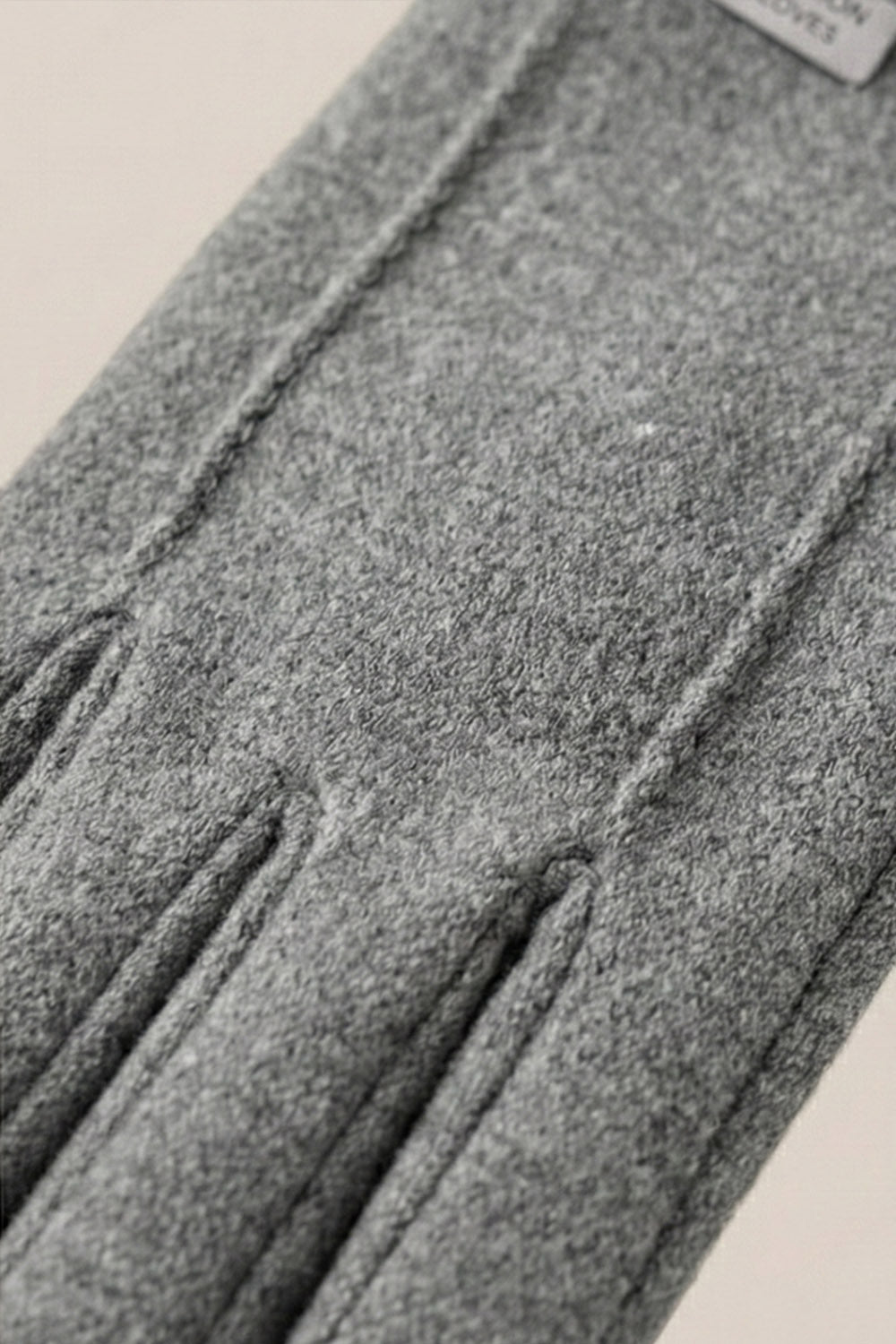 Kaşe Eldiven - Premium Kışlık Eldiven - Gri