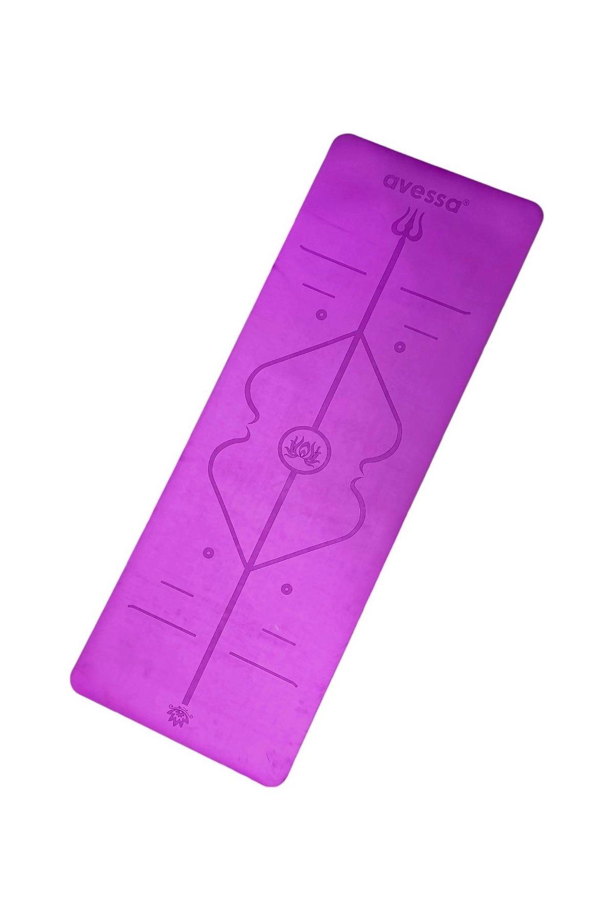Avessa RYM-PURPLE 183x68x0.5 cm Kauçuk Yoga Matı Mor