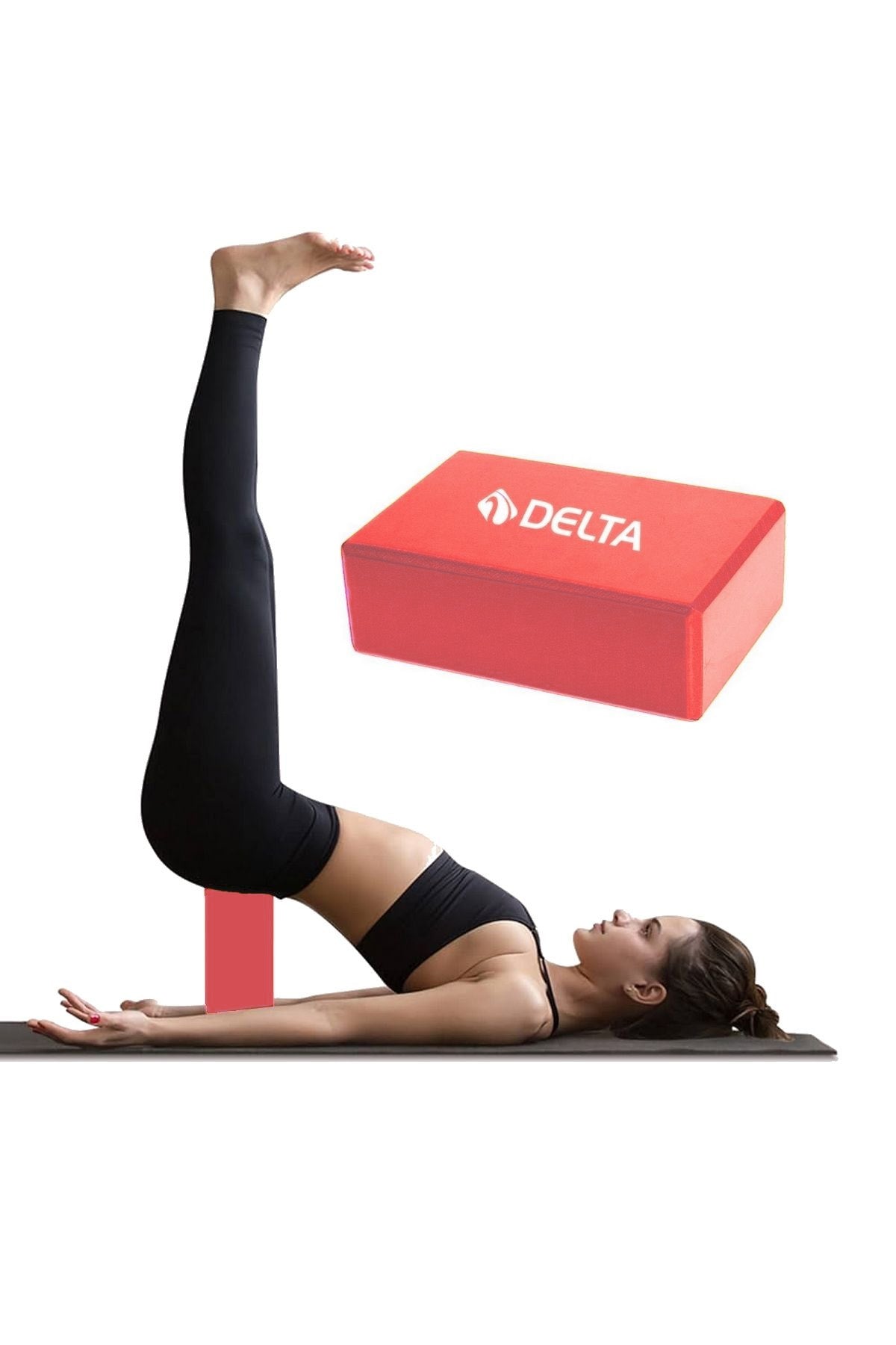 Delta PYB-321 Eva Yoga Köpük Blok Kırmızı