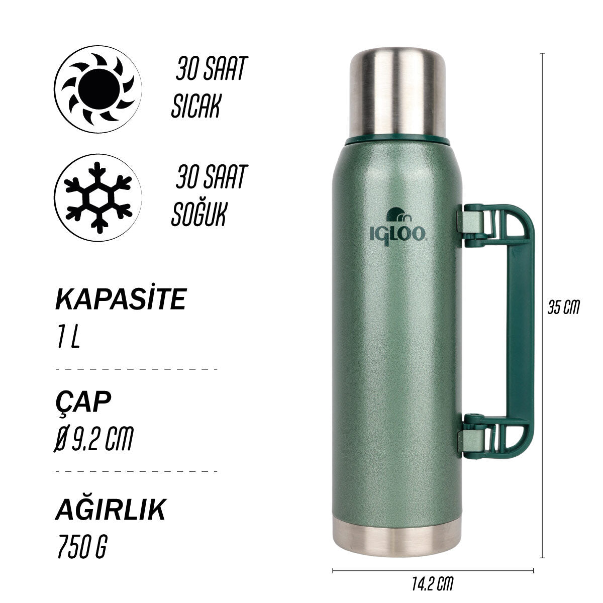 Igloo Legend Klasik Termos 1.3 Litre