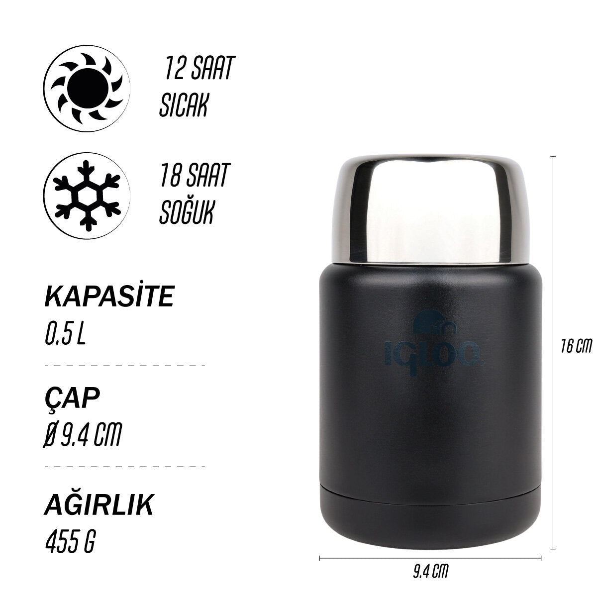 Igloo Legend Yemek Termosu 500ml