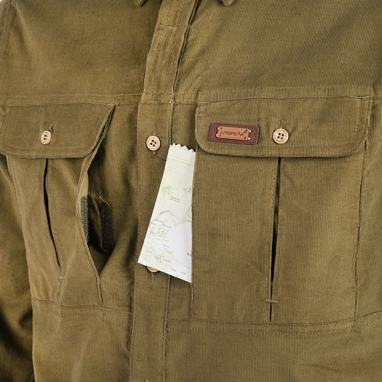 Utopeak Apolyont Kadife Erkek Gömlek