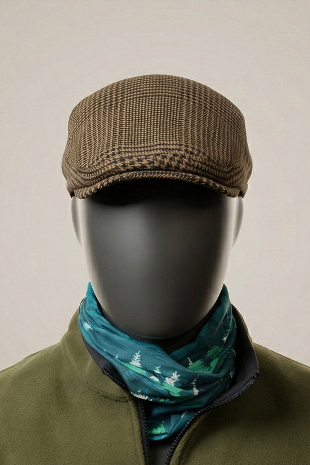 Kaşe Kasket - Kazayağı Desenli