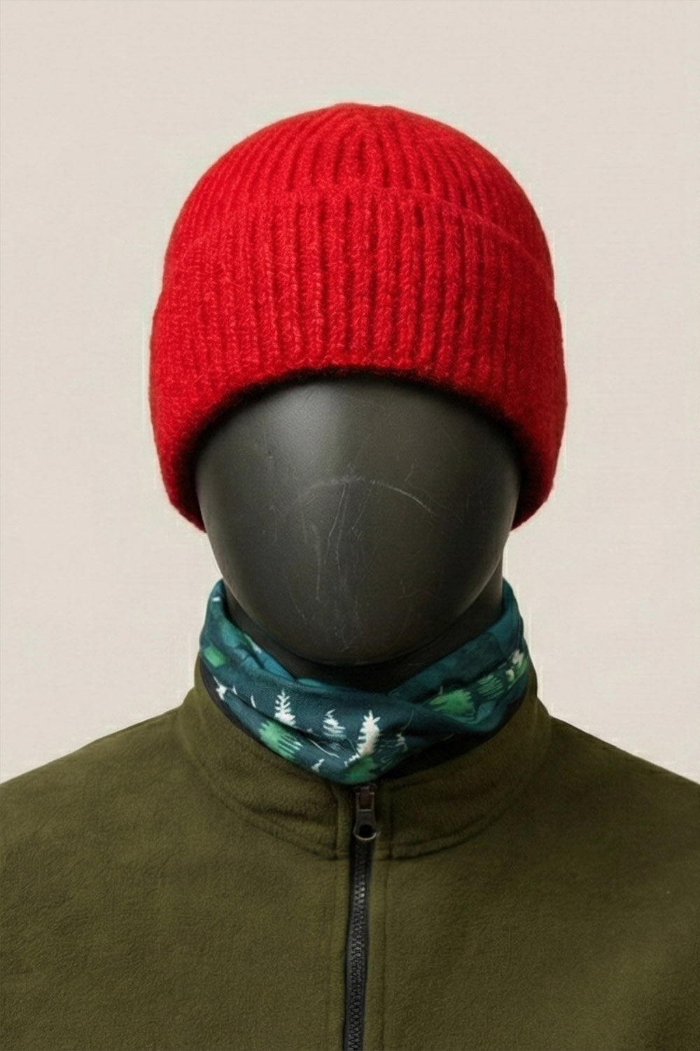 Yün Akrilik Bere - Kırmızı