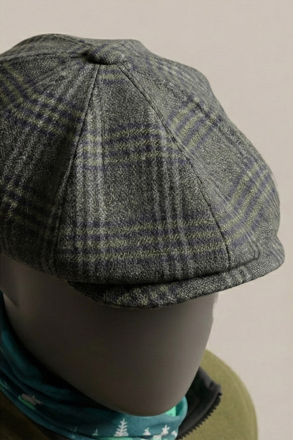 Kaşe Kasket - Galler Ekose Haki