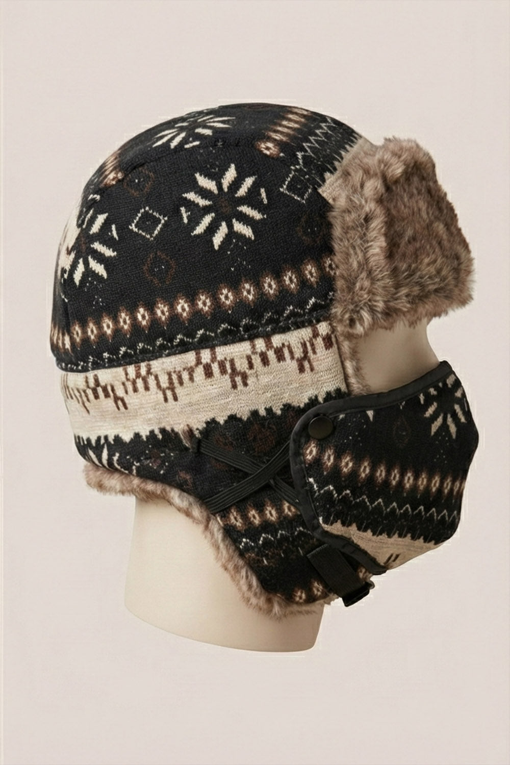 Pilot Bere - Klasik Havacı Tarzı Kışlık Bere - Nordic Füme