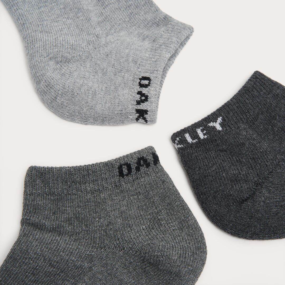 OAKLEY SHORT SOLID SOCKS (3 PCS) KISA ÇORAP 3 PARÇA