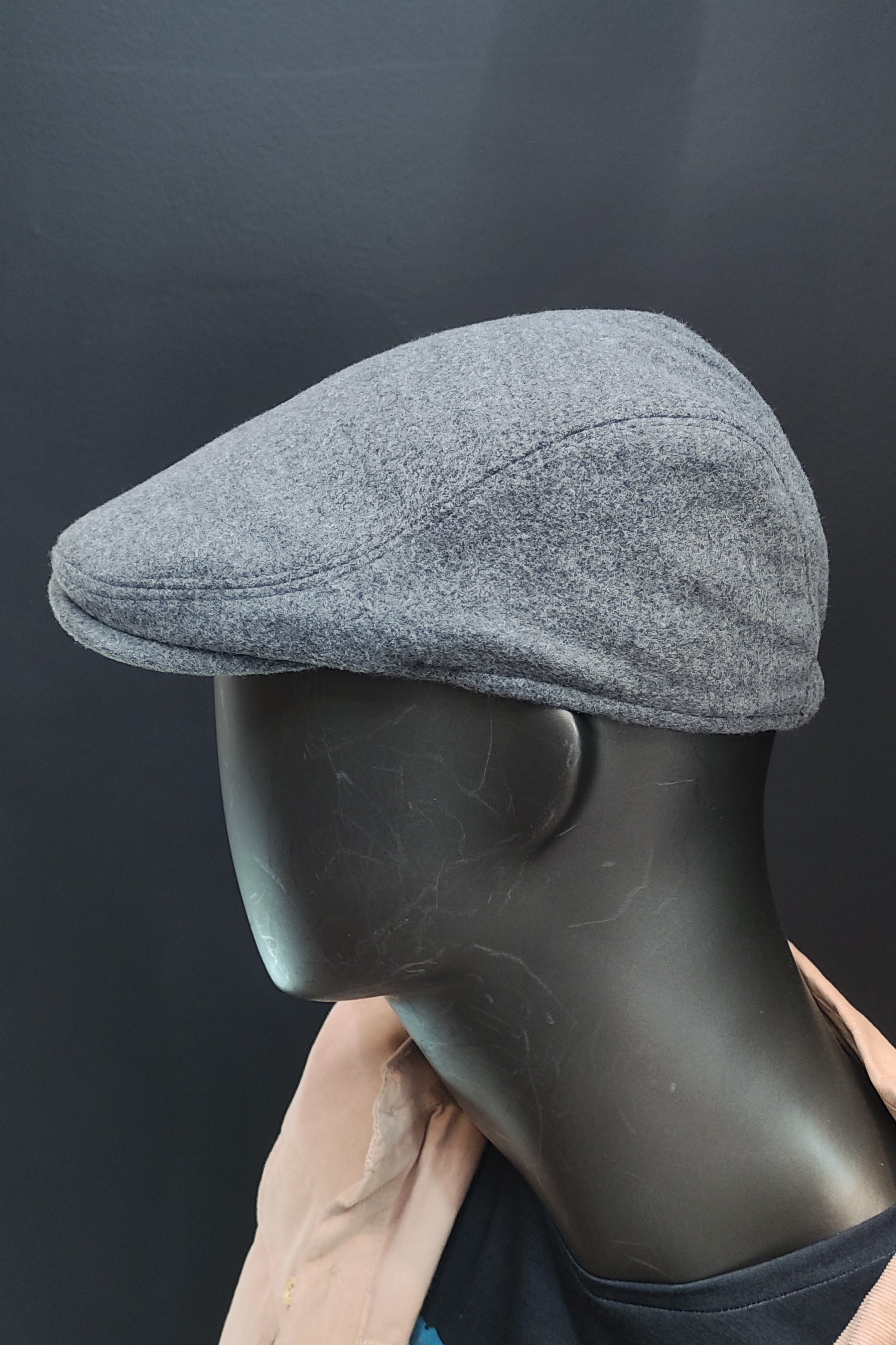 Kaşe Kasket Açık Gri