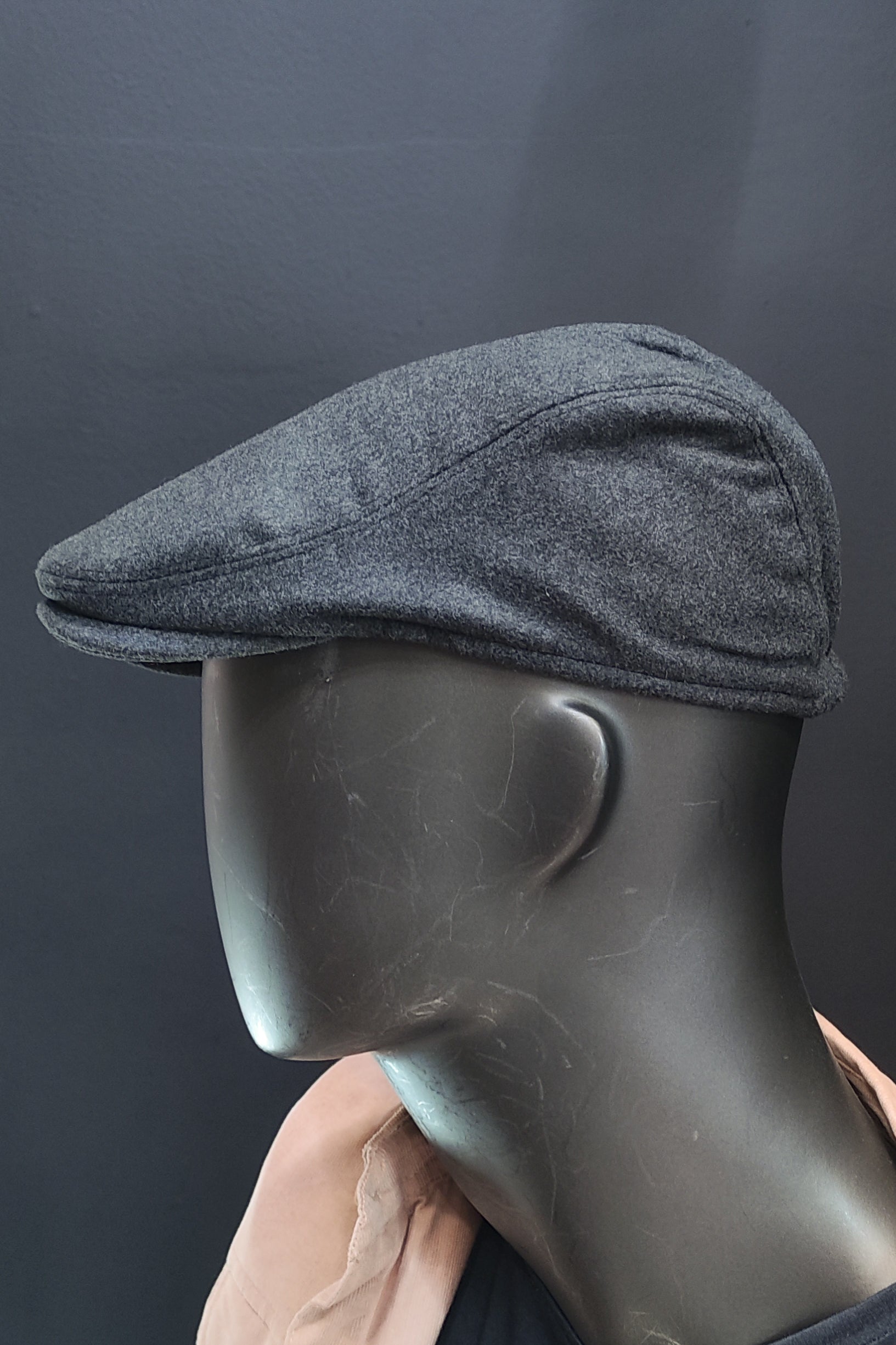 Kaşe Kasket Koyu Gri