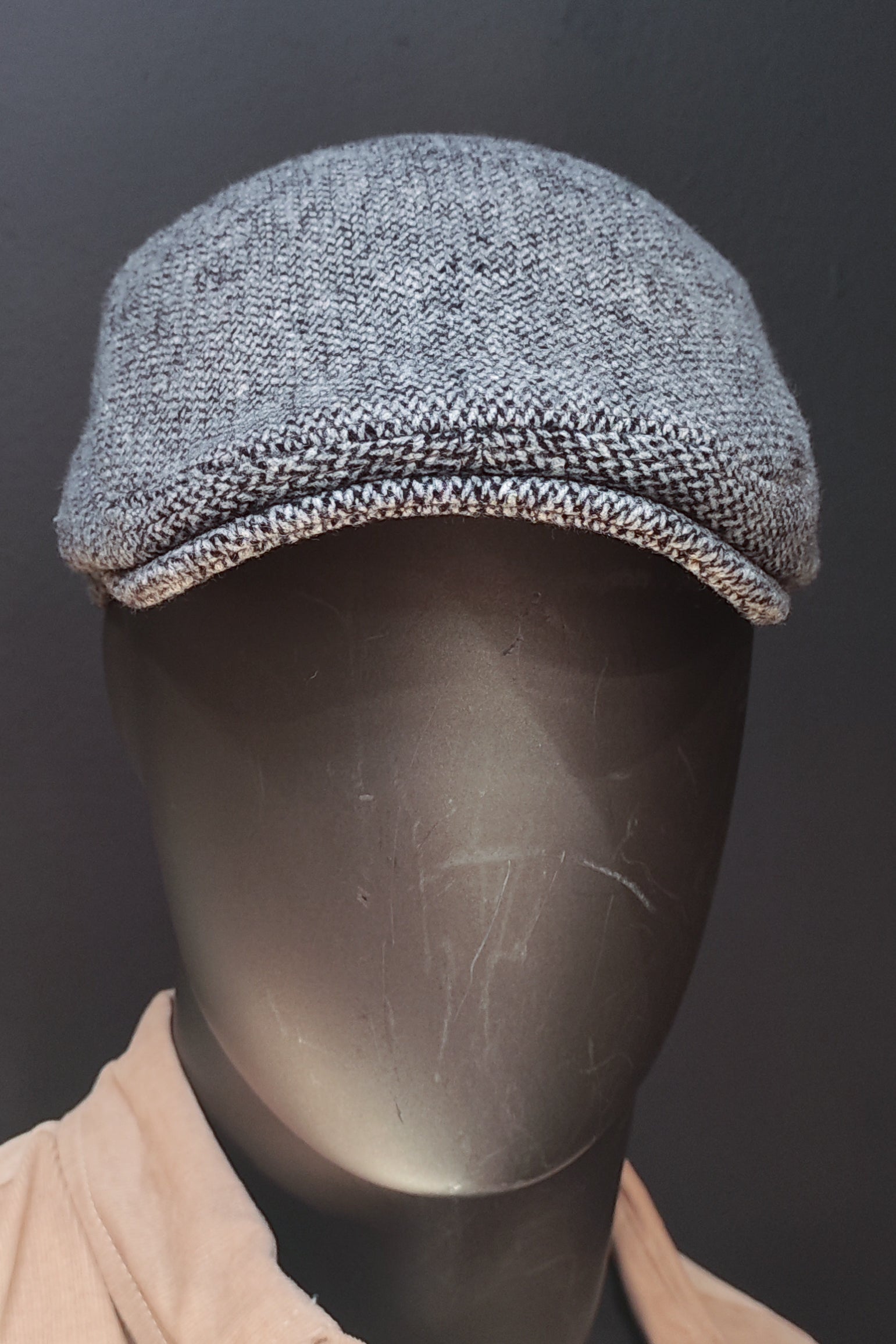 Kaşe kasket Balıksırtı kalın desen