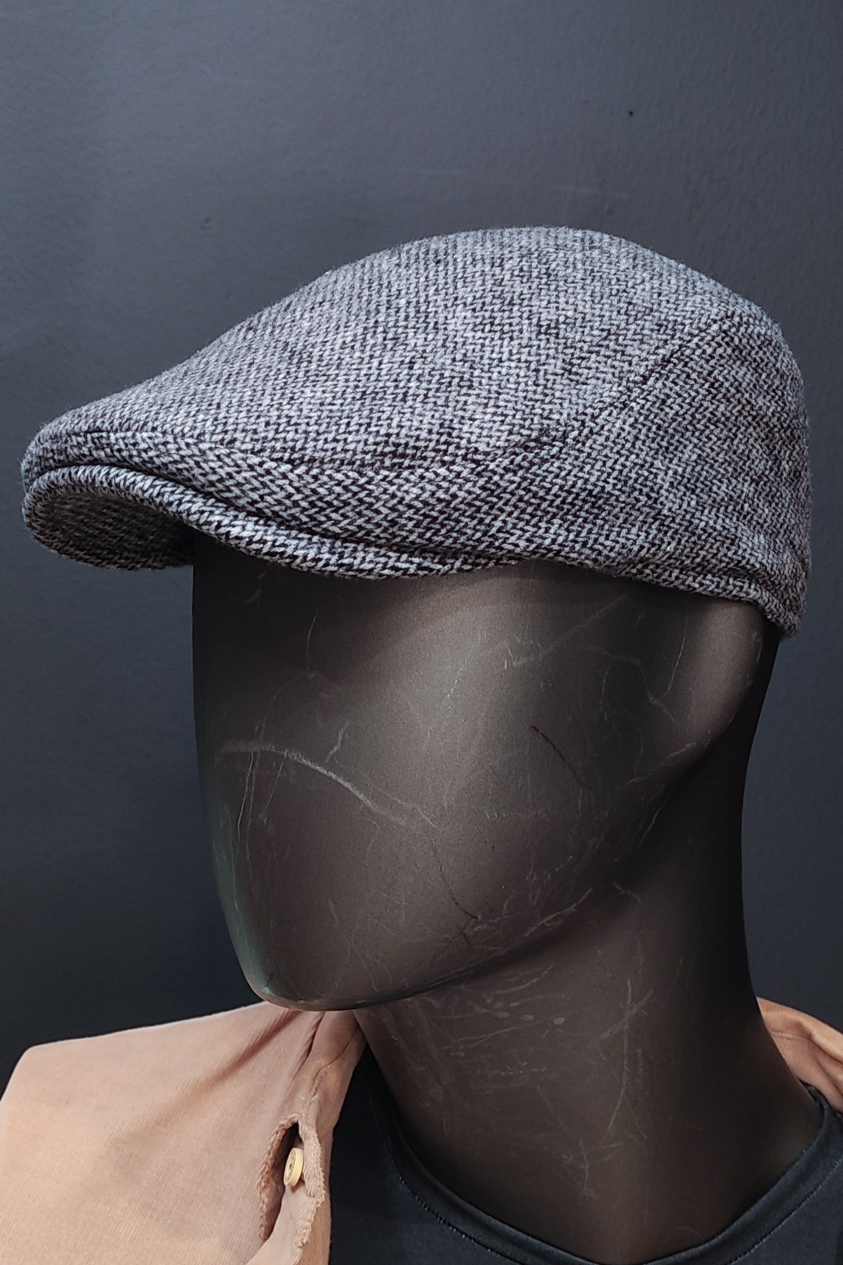 Kaşe kasket Balıksırtı kalın desen