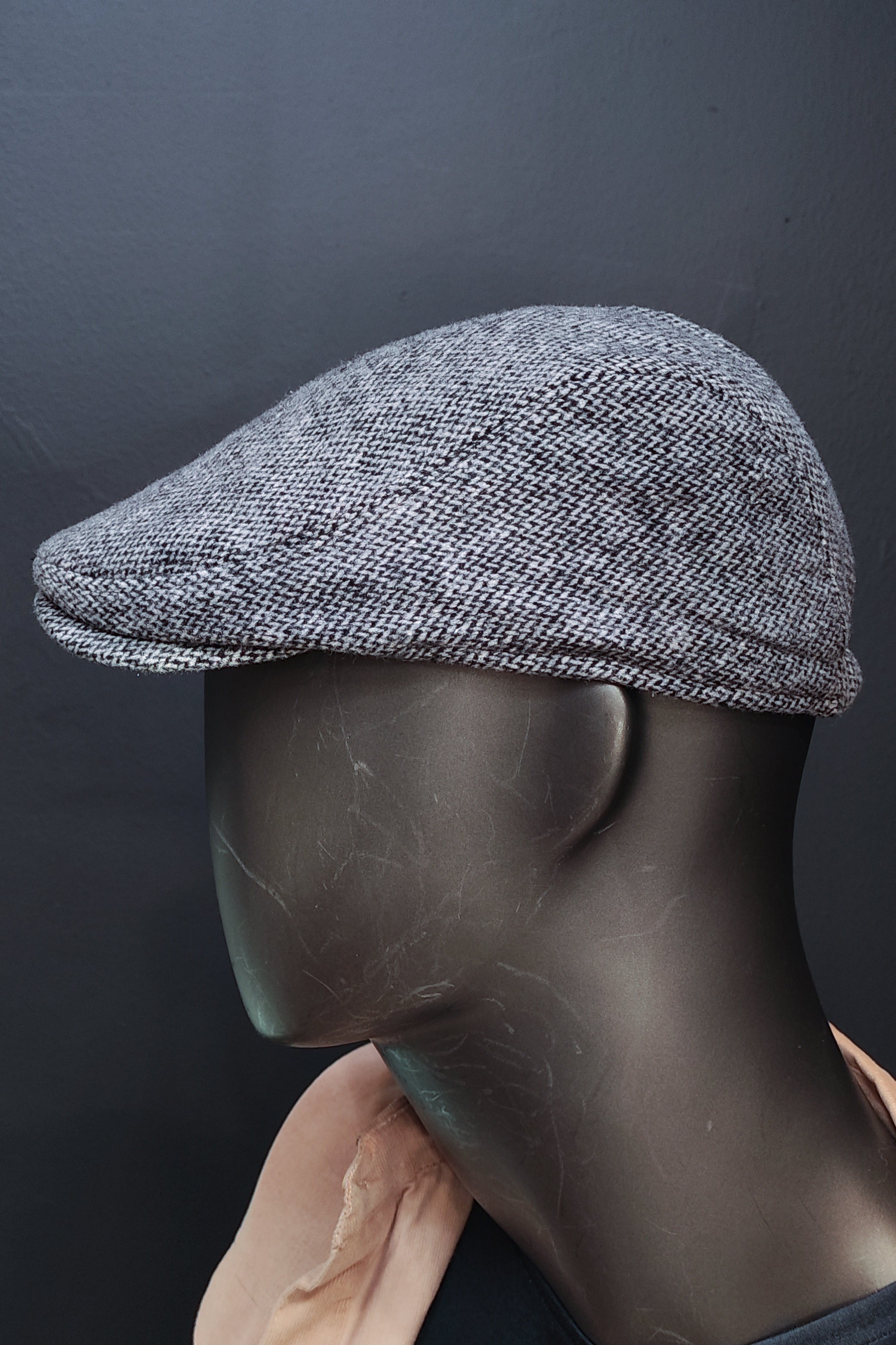 Kaşe kasket Balıksırtı kalın desen