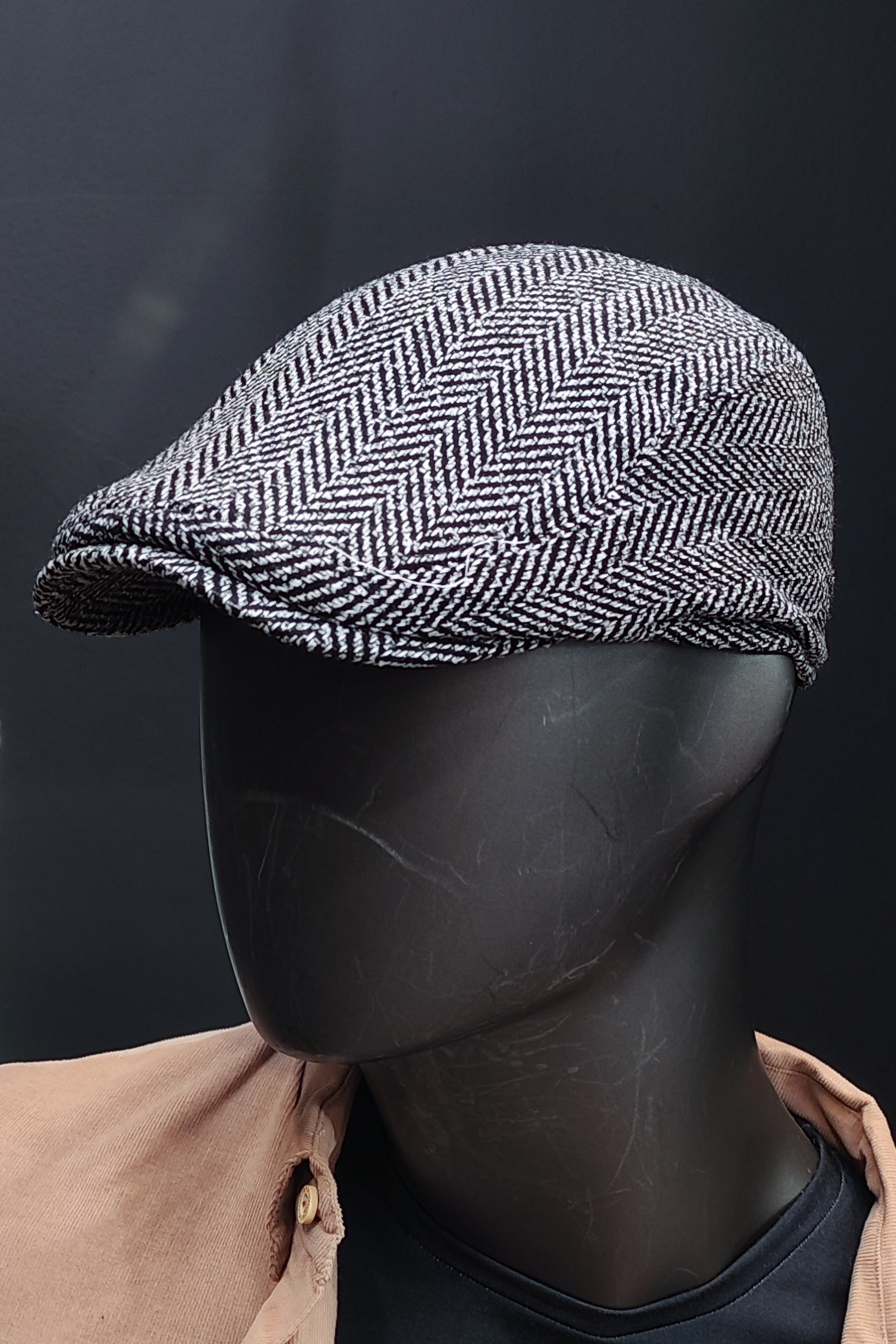 Kaşe kasket Kircilli Gri Baliksirti