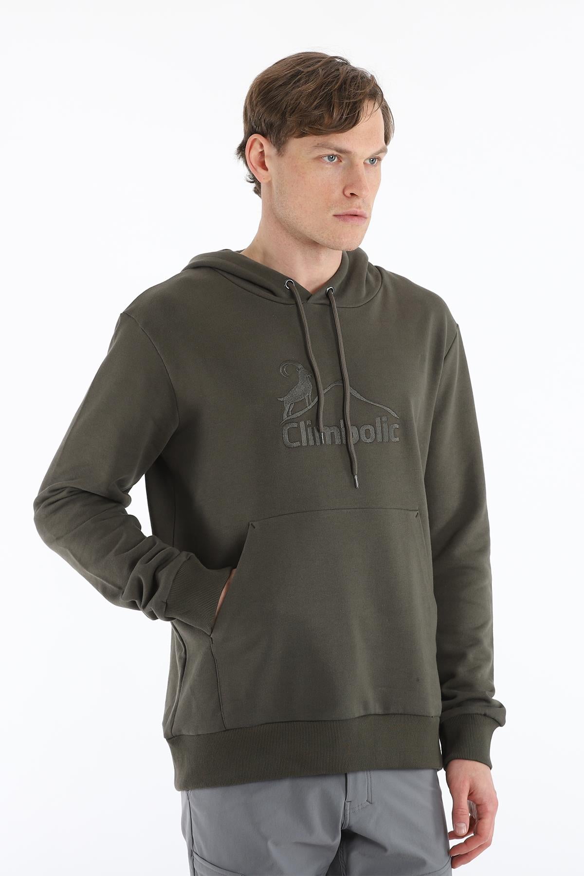 Climbolic Bronze Kapüşonlu Unisex Sweatshirt