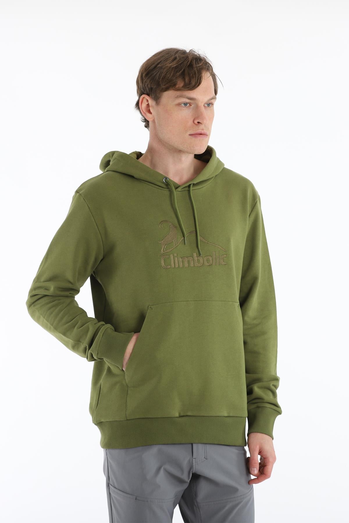 Climbolic Bronze Kapüşonlu Unisex Sweatshirt